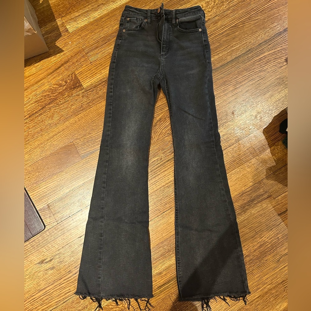 Garage Black Boot Cut Jeans